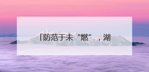 防范于未“燃”，湖北谷城警消联合开展消防安全宣传活动