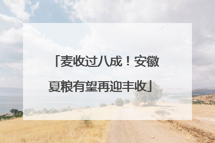 麦收过八成！安徽夏粮有望再迎丰收