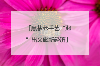 黑茶老手艺“泡”出文旅新经济
