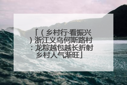 （乡村行·看振兴）浙江义乌何斯路村：龙粽越包越长折射乡村人气渐旺
