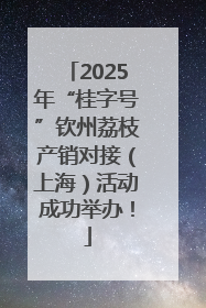 2025年“桂字号”钦州荔枝产销对接（上海）活动成功举办！
