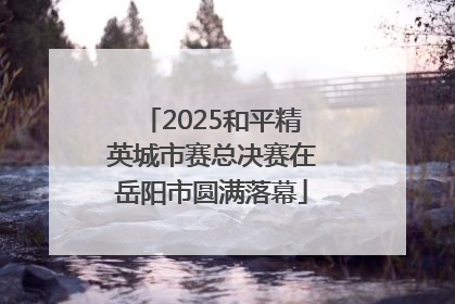 2025和平精英城市赛总决赛在岳阳市圆满落幕