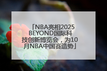 NBA亮相2025 BEYOND国际科技创新博览会，为10月NBA中国赛造势